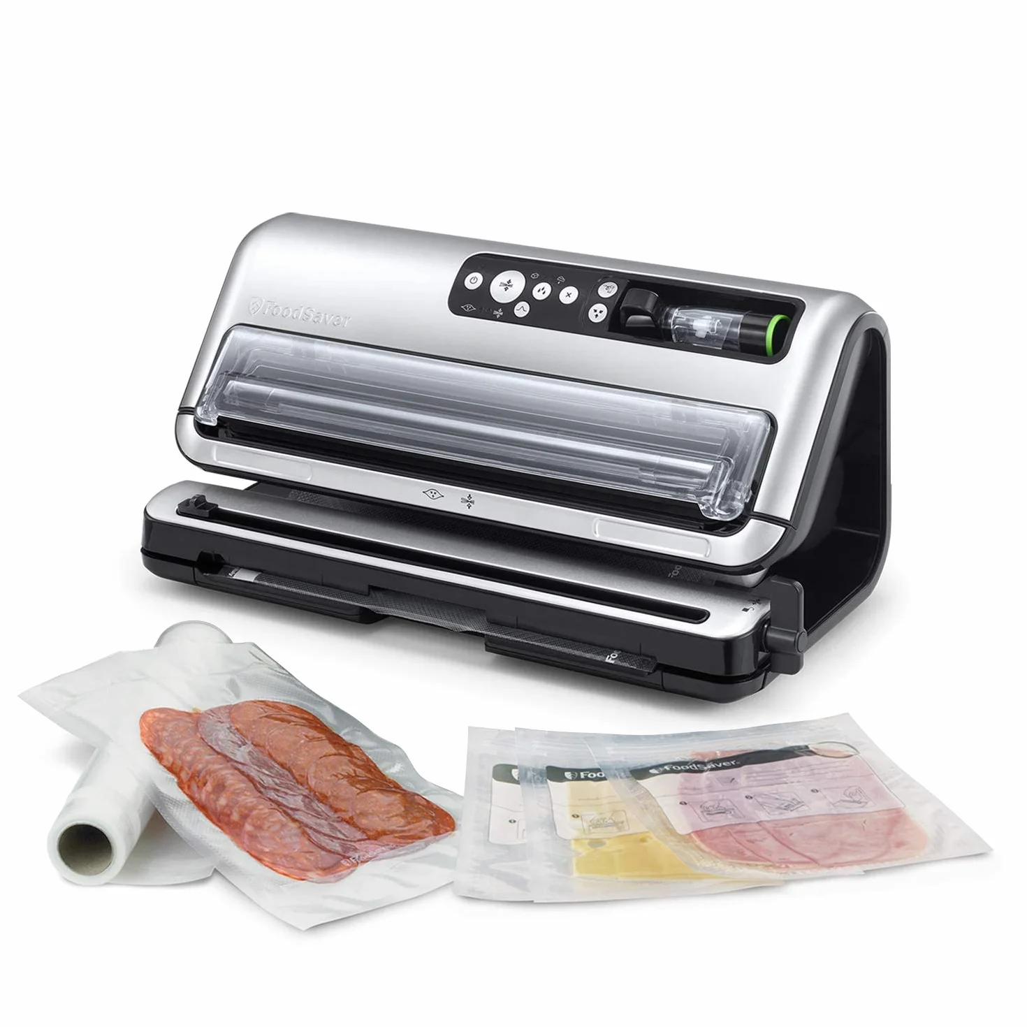 FoodSaver zgrzewarka próżniowa z trybem automatycznego pakowania próżniowego, pakowarka próżniowa FFS006X