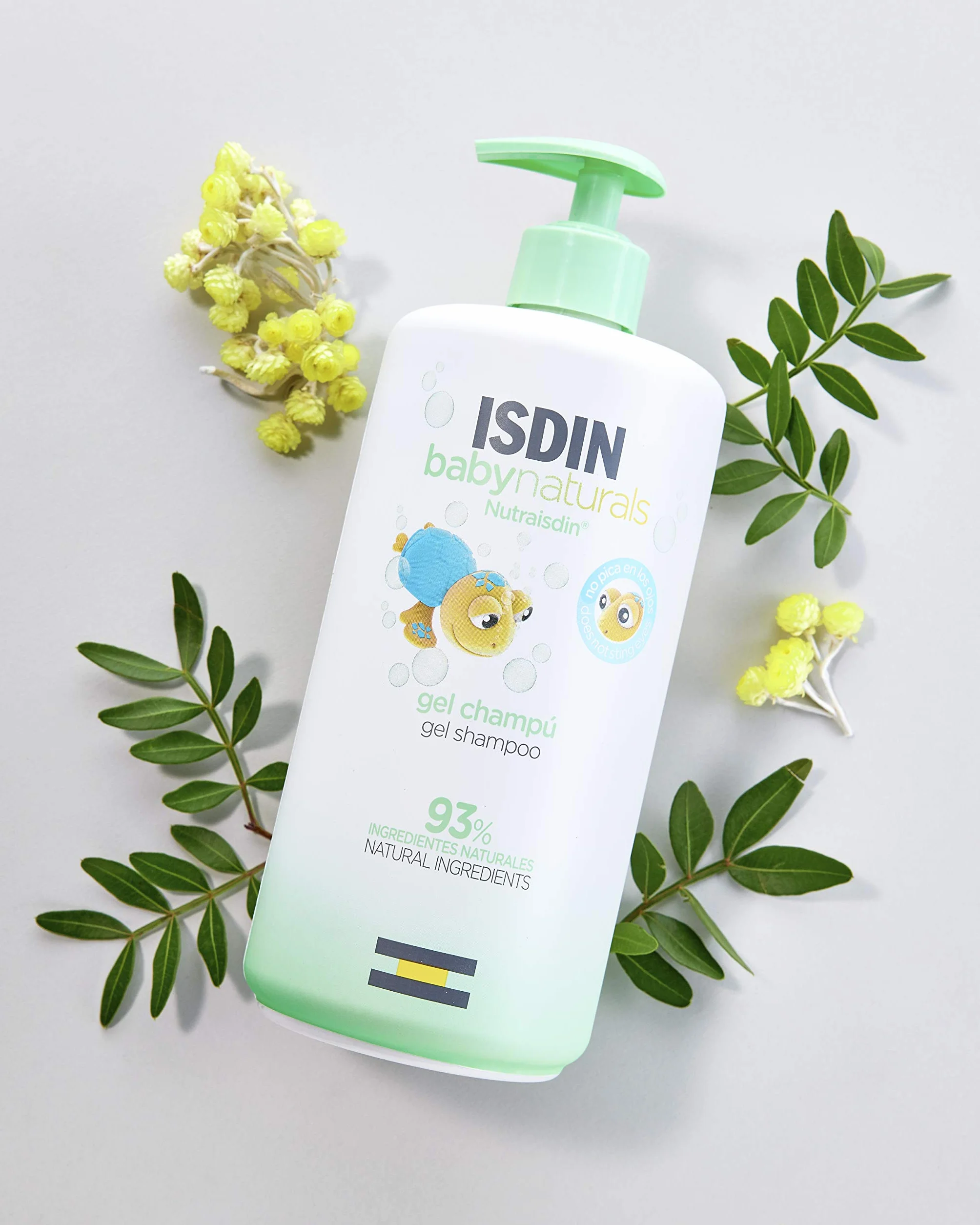 NutraISDIN Baby Naturals nawilżający balsam do ciała dla niemowląt, 96% składników pochodzenia naturalnego, 750 ml