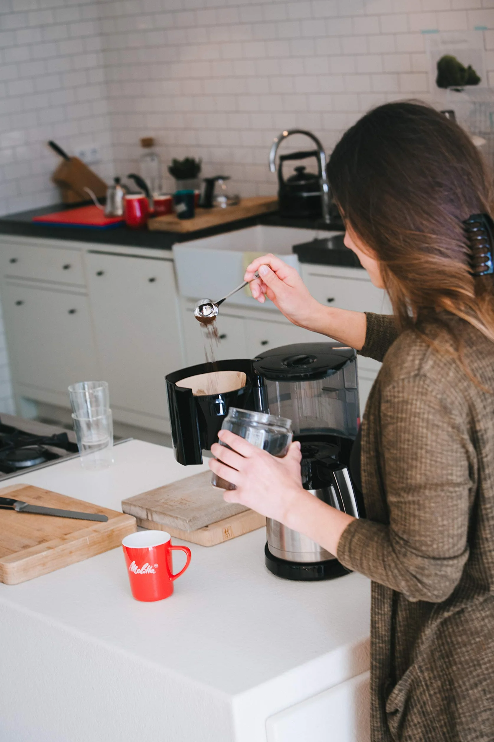 Melitta torebki filtracyjne 1 x 4/80 Gourmet Intense naturalny brąz, 4 sztuki w opakowaniu (4 x 1 sztuka)