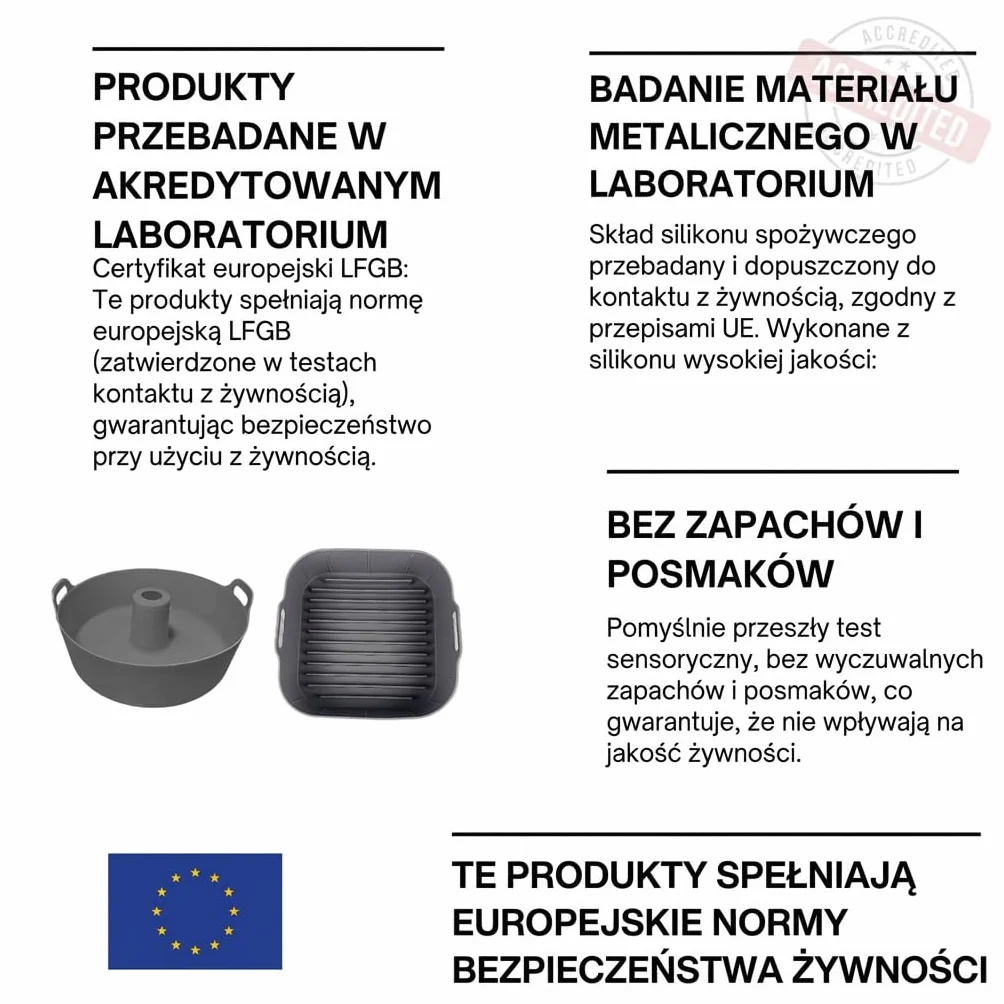 Foremki do frytkownicy powietrznej 22 cm Akcesoria do frytkownicy Silikonowa foremka do frytkownicy savarin i Naczynie do frytkownicy POWIĄZANE Z Akcesoriami do frytkownicy POWIETRZNEJ OD 4 DO 6 L