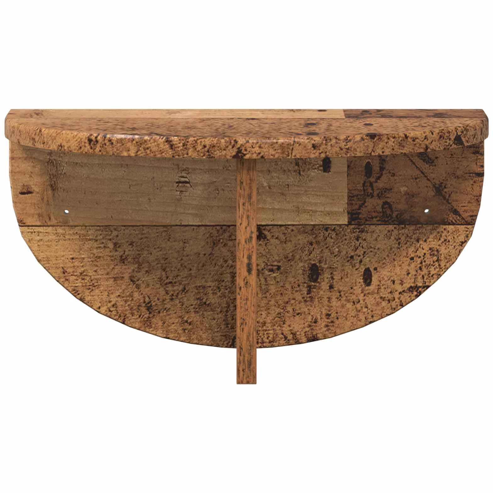Regał ścienny o wyglądzie starego drewna, wiszący, 38 x 19 x 19 cm, materiał drewnopochodny, do salonu, sypialni, biura, uniwersalny, nie zajmuje dużo miejsca