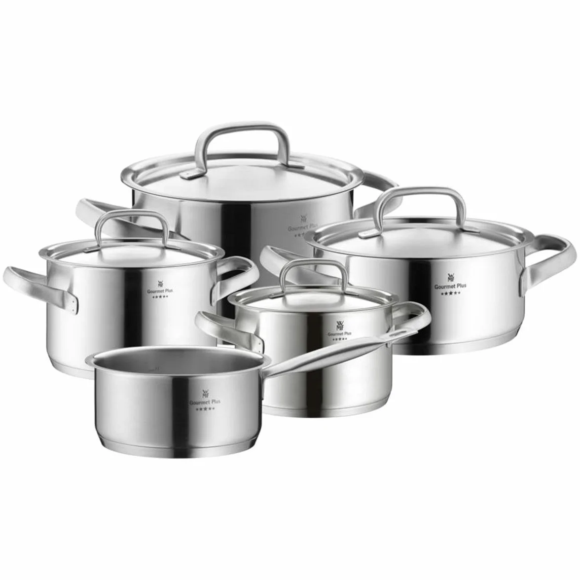 Wmf Gourmet Plus Zestaw Garnków, Metal, Srebrny, 5 sztuk