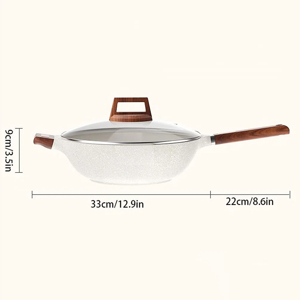 Nieprzywierająca patelnia Patelnia Nonstick Patelnia do jajek Patelnia do omletów Naczynia kuchenne Powłoka granitowa Nieprzywierająca patelnia z pokrywką Białe patelnie Nonstick