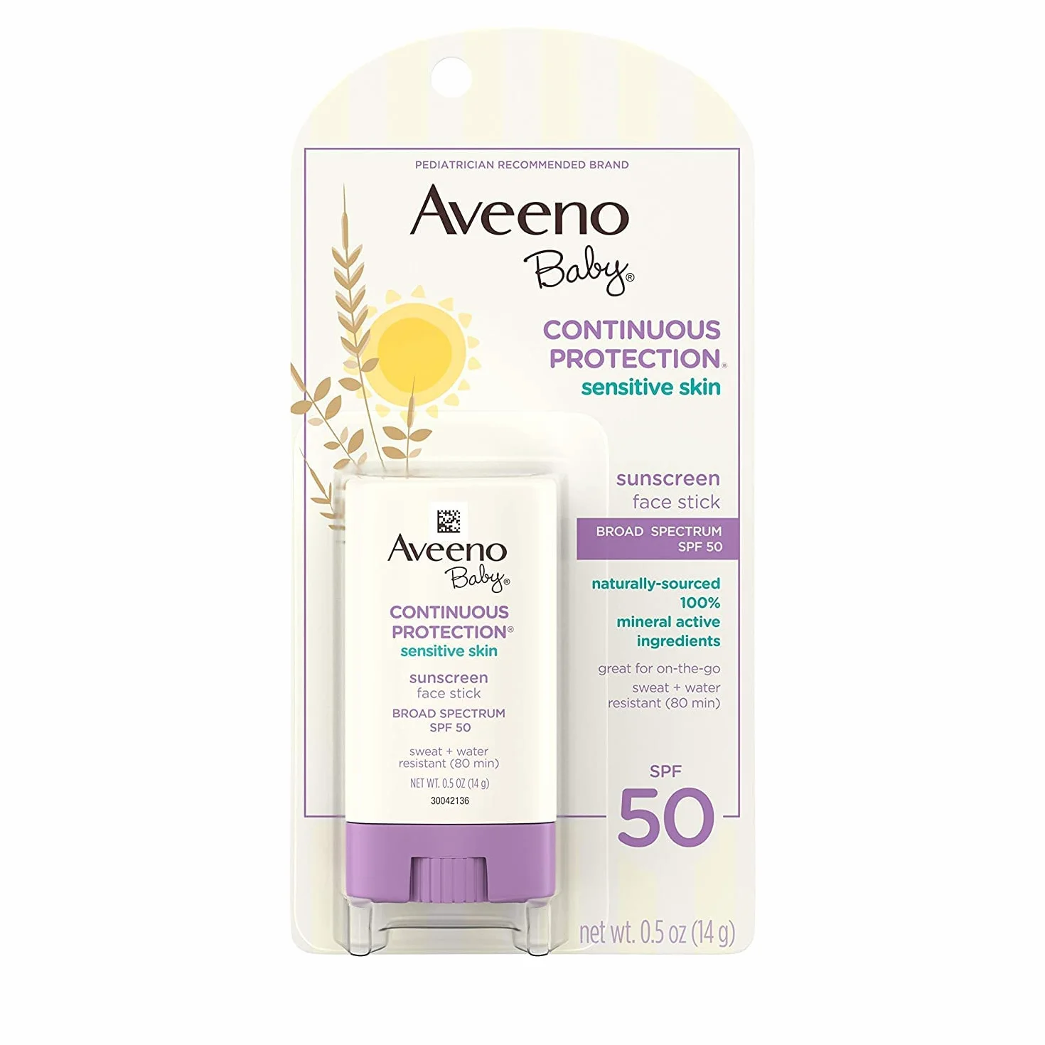 Aveeno Baby Natural Protection Stick SPF 50 plus -- 0,5 oz by Aveeno