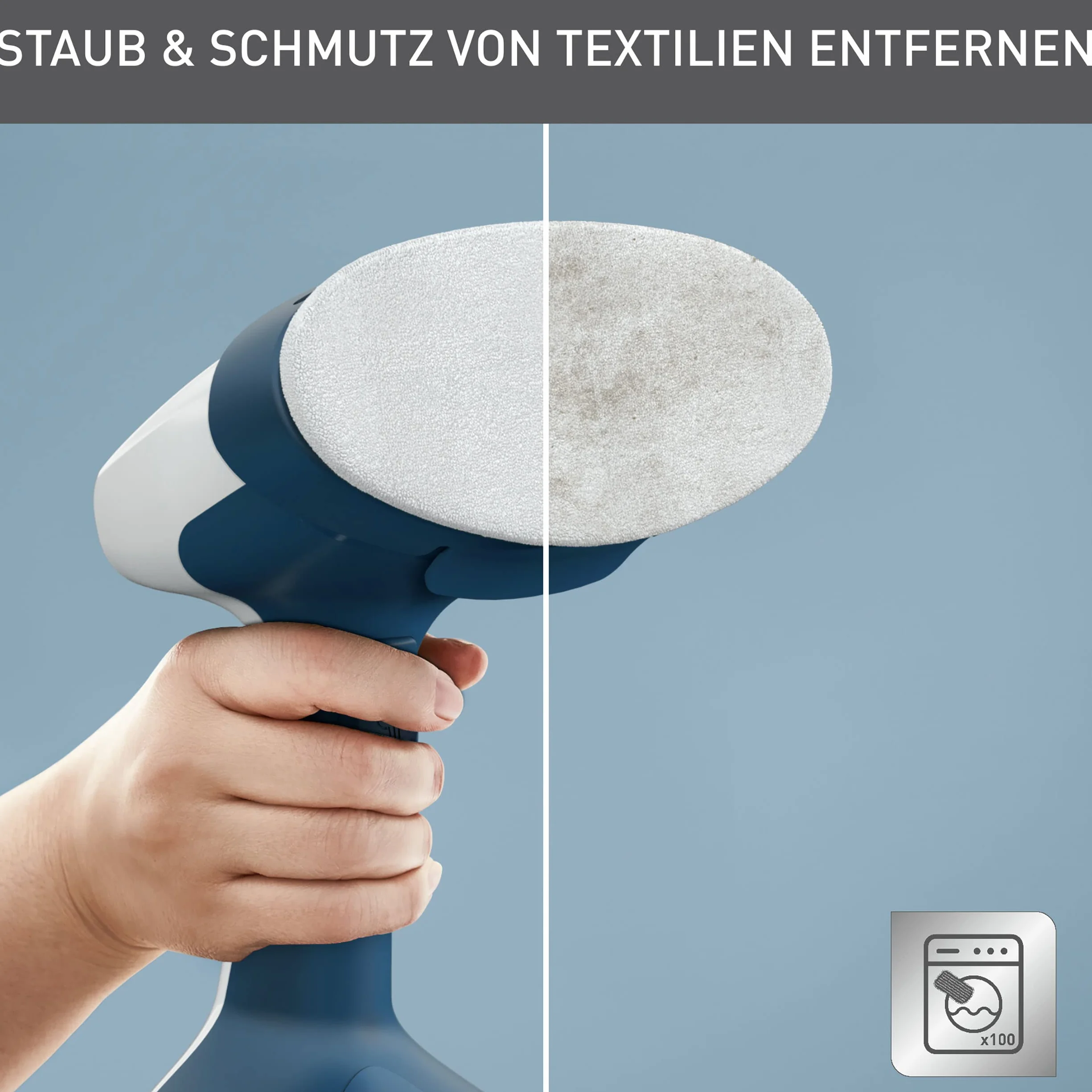 Tefal DT7170 Access Steam Easy szczotka parowa, czas nagrzewania 15 sekund, 1400 W, do 25 g/min, zbiornik na wodę 150 ml, 8 minut, przewód zasilający 2,6 m,