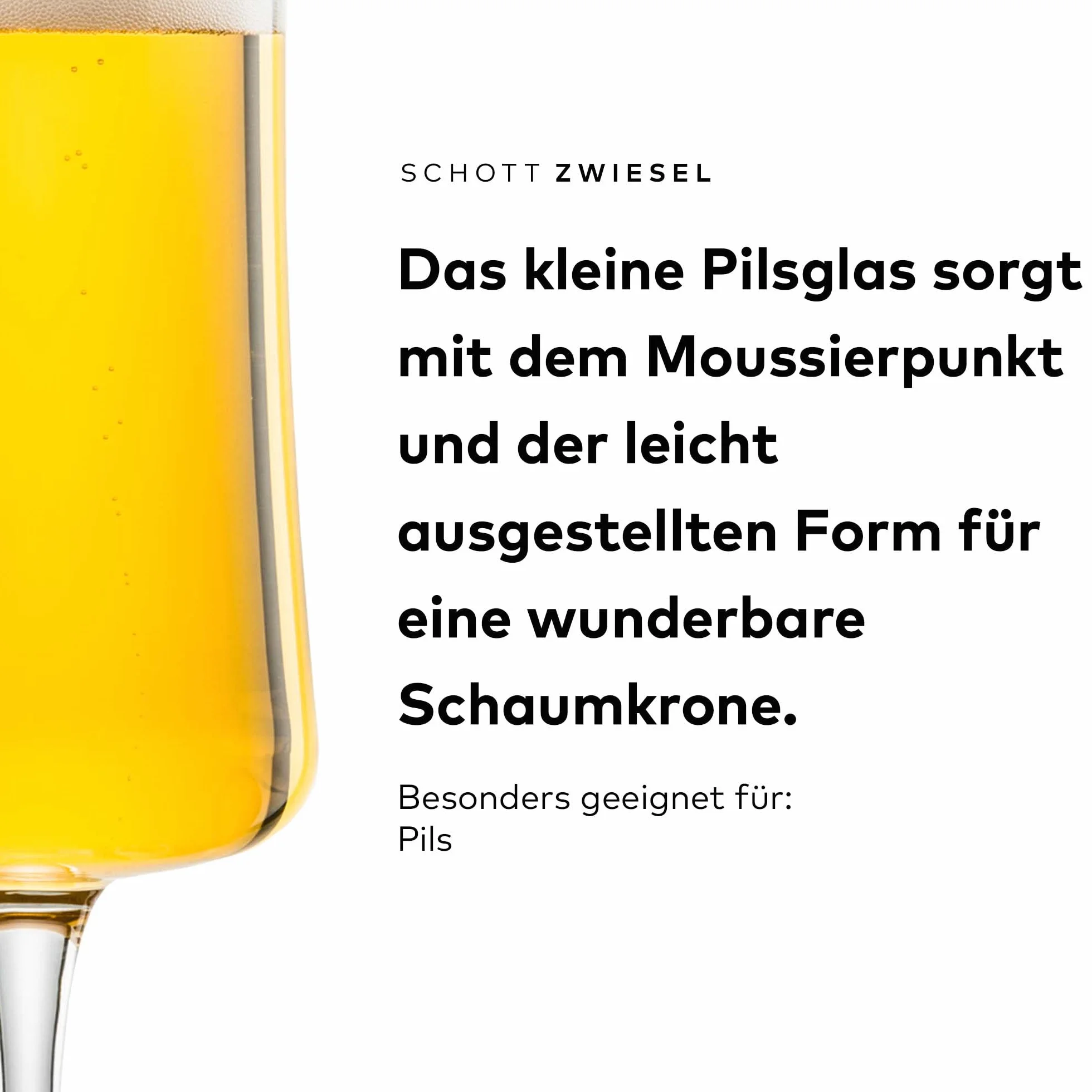 SCHOTT ZWIESEL Pilsglas Beer Basic 0,3 l zestaw 4 szt., klasyczny tulipan do piwa