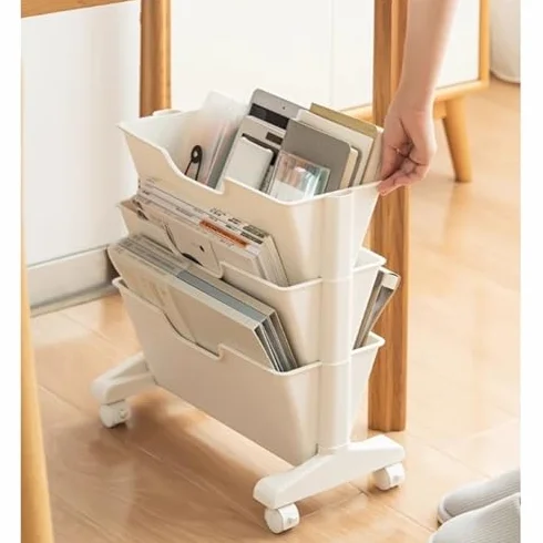 le Filewith Wheels UnderDesk Sto Koszyk do teczek na dokumenty Rolling Sto Solut na 29 cm Design