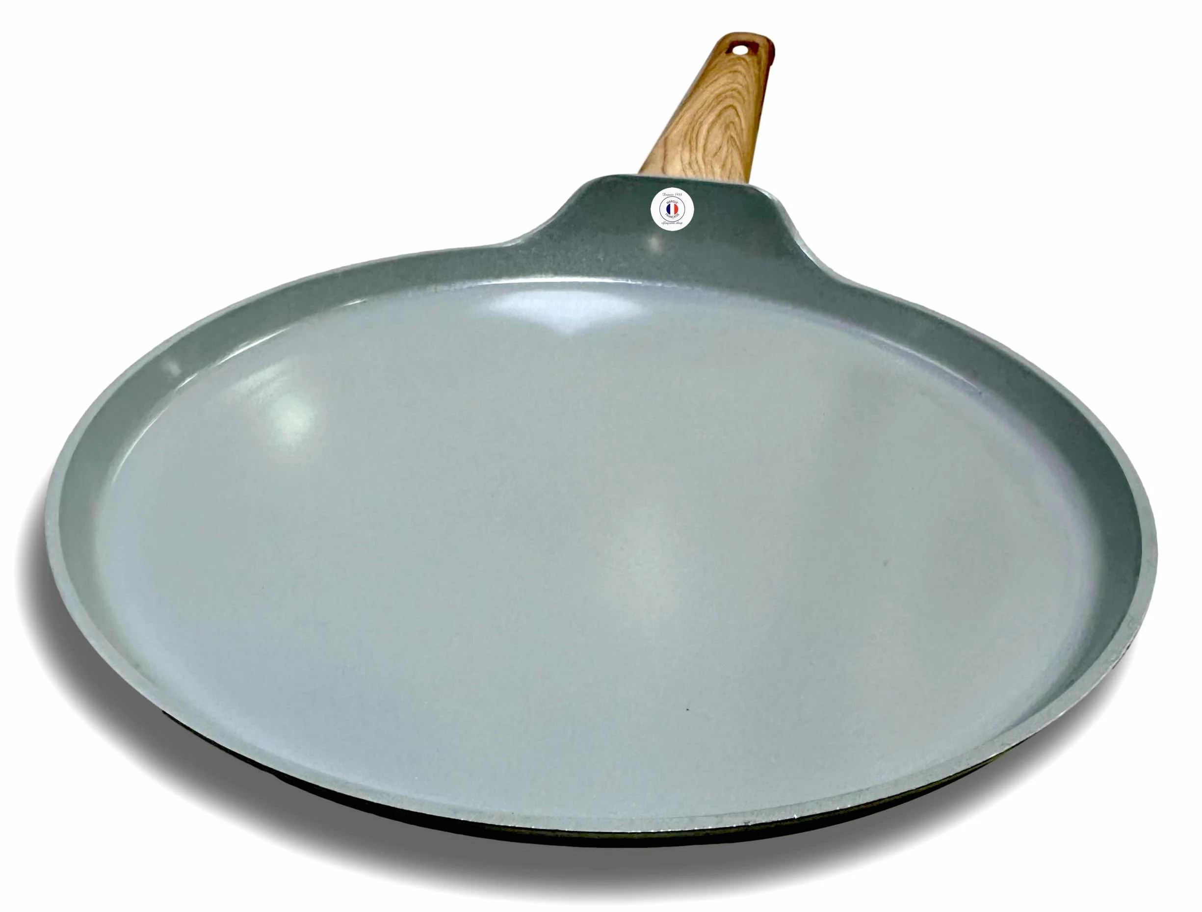 Patelnia nieprzywierająca BEZ PFAS "Green Pearl" z powłoką ceramiczną na wszystkie palniki, w tym indukcyjne (naleśniki 28 CM)