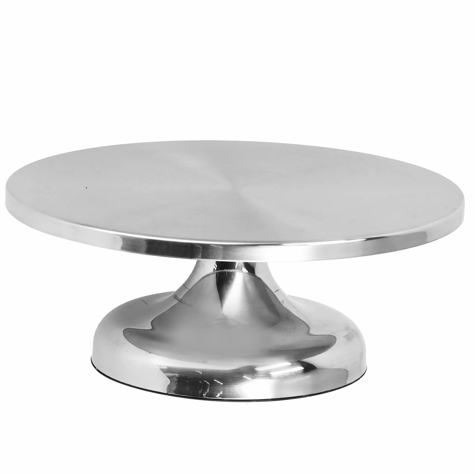 Cocoarm Gramofon do Ciasta Stojak na Ciasto ze Stopu Aluminium 30 Cm Obrotowy Stojak do Dekorowania Ciast z powierzchnią antypoślizgową i Gumowymi Nóżkami dla Domowych Piekarzy Przyjęcia Urodzinowe