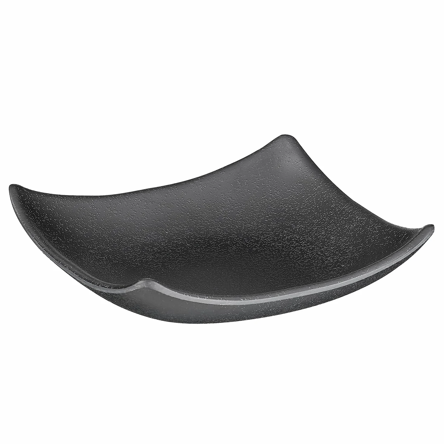 APS 83727 ZEN miska z melaminy, 10,5 x 10,5 x 3 cm, 0,6 litra, czarna
