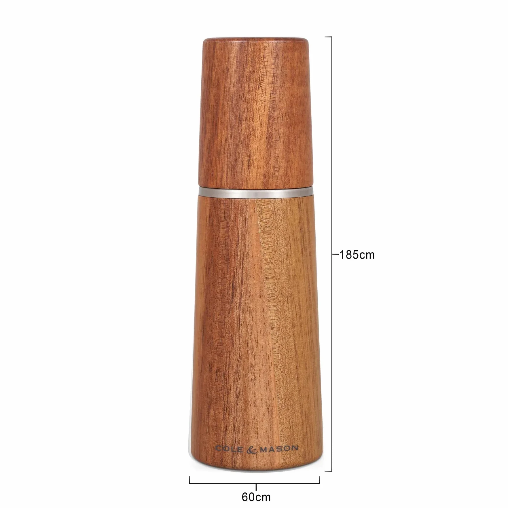 Cole & Mason Marlow zestaw młynków do soli i pieprzu akacjowego 185 mm