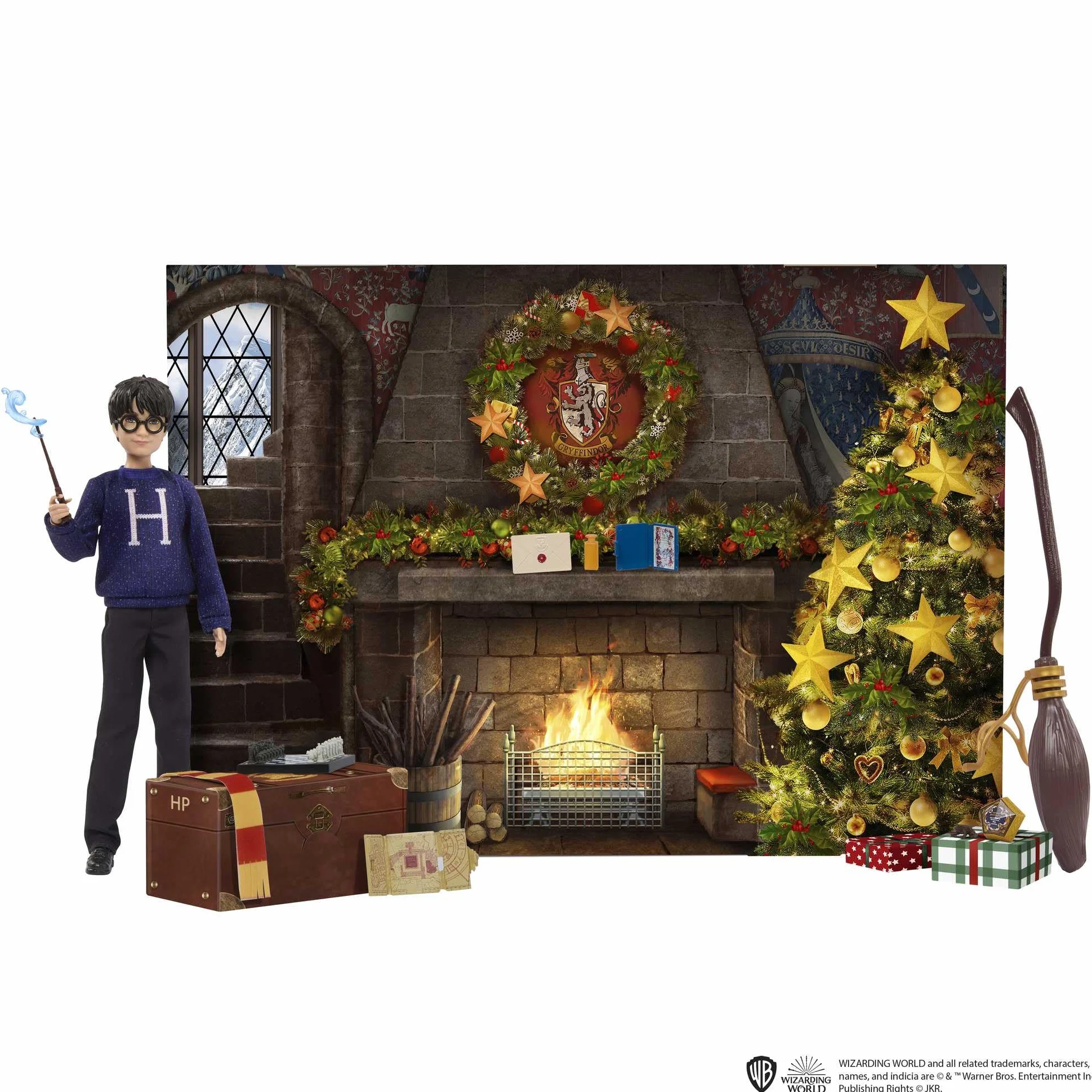 Mattel Wizarding World Mattel Kalendarz Adwentowy, Wielokolorowy, 24 Elementy