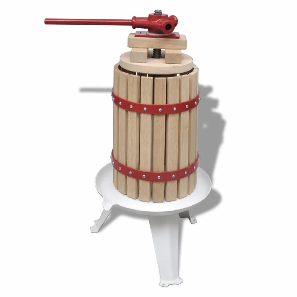 vidaXL Prasa do winogron i owoców, 6 L