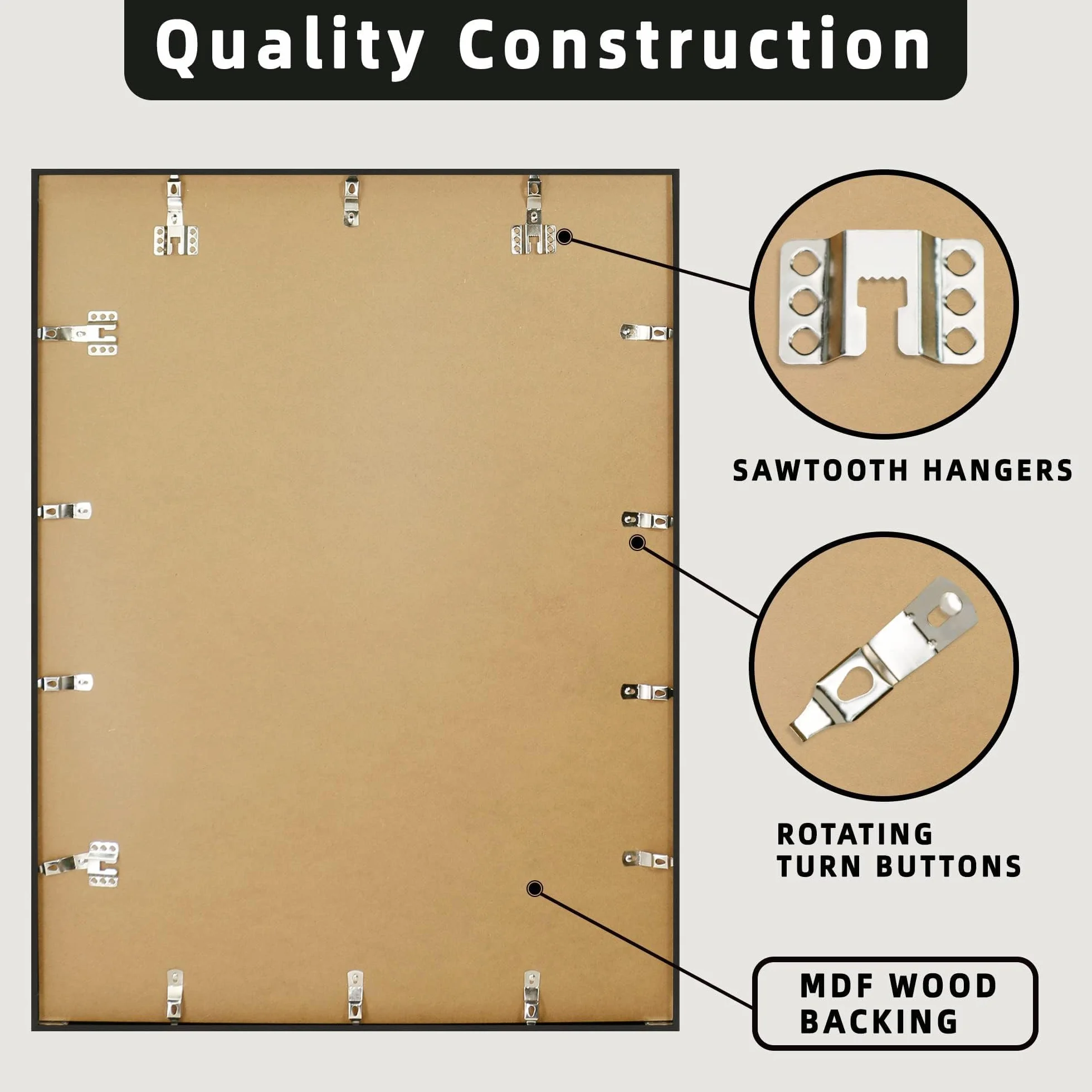 Ramka na Koszulkę Piłkarską 60×80 cm – Aluminiowa Ramka do Koszulki DIY, Do Montażu na Ścianie, Do Koszulek Piłkarskich, Rugby i T-Shirtów Zespołów