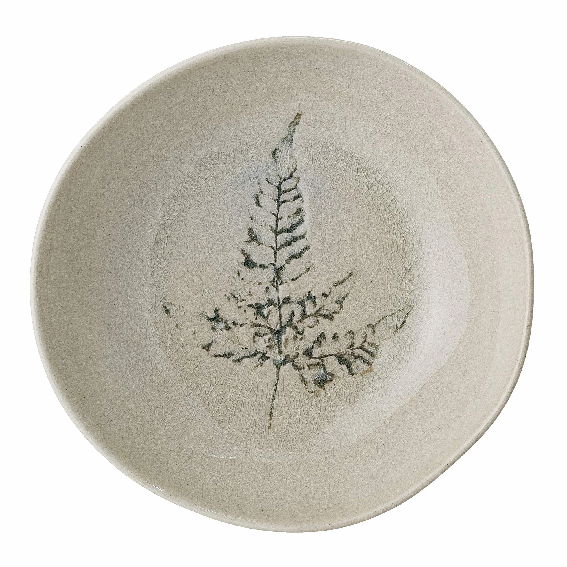 Bloomingville Talerz do zupy Bea, naturalny, ceramiczny