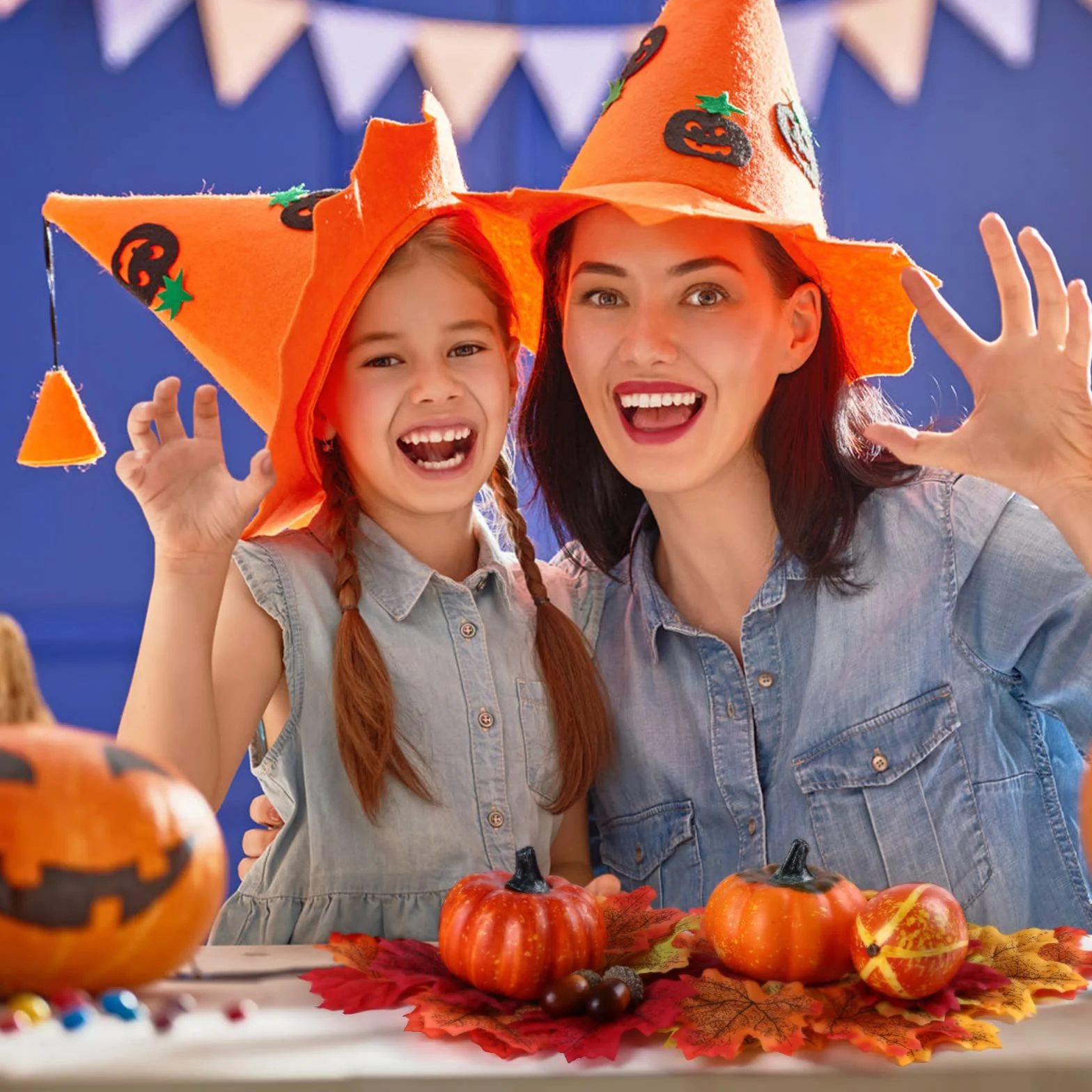 Zestaw dekoracji jesiennych, Kesote 120 szt. sztuczna dynia liść klonu dziękczynienia dekoracja stołu na Halloween, szyszki jodłowe