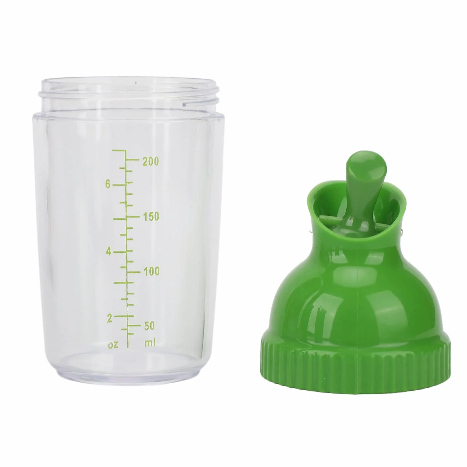Shaker do Sosów do Sałatek, 200 Ml Szczelna, Szczelna Butelka z Dressingiem do Sałatki z Sosem Sojowym(Zielony)