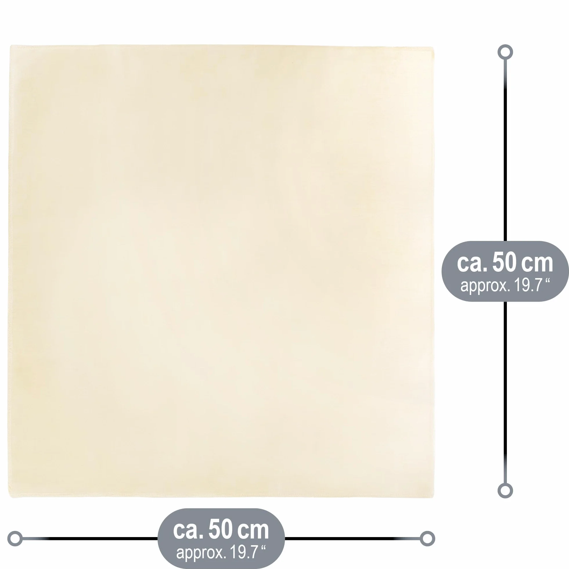 COM-FOUR® 6x bielizna piekarska, gaza, sitko, sciereczka do klusek ze 100% bawelny - Chusteczki do przygotowania ciasta - Wielokrotnego uzytku, duzej wilgotnosci - Plótno lniane do pieczenia chleba