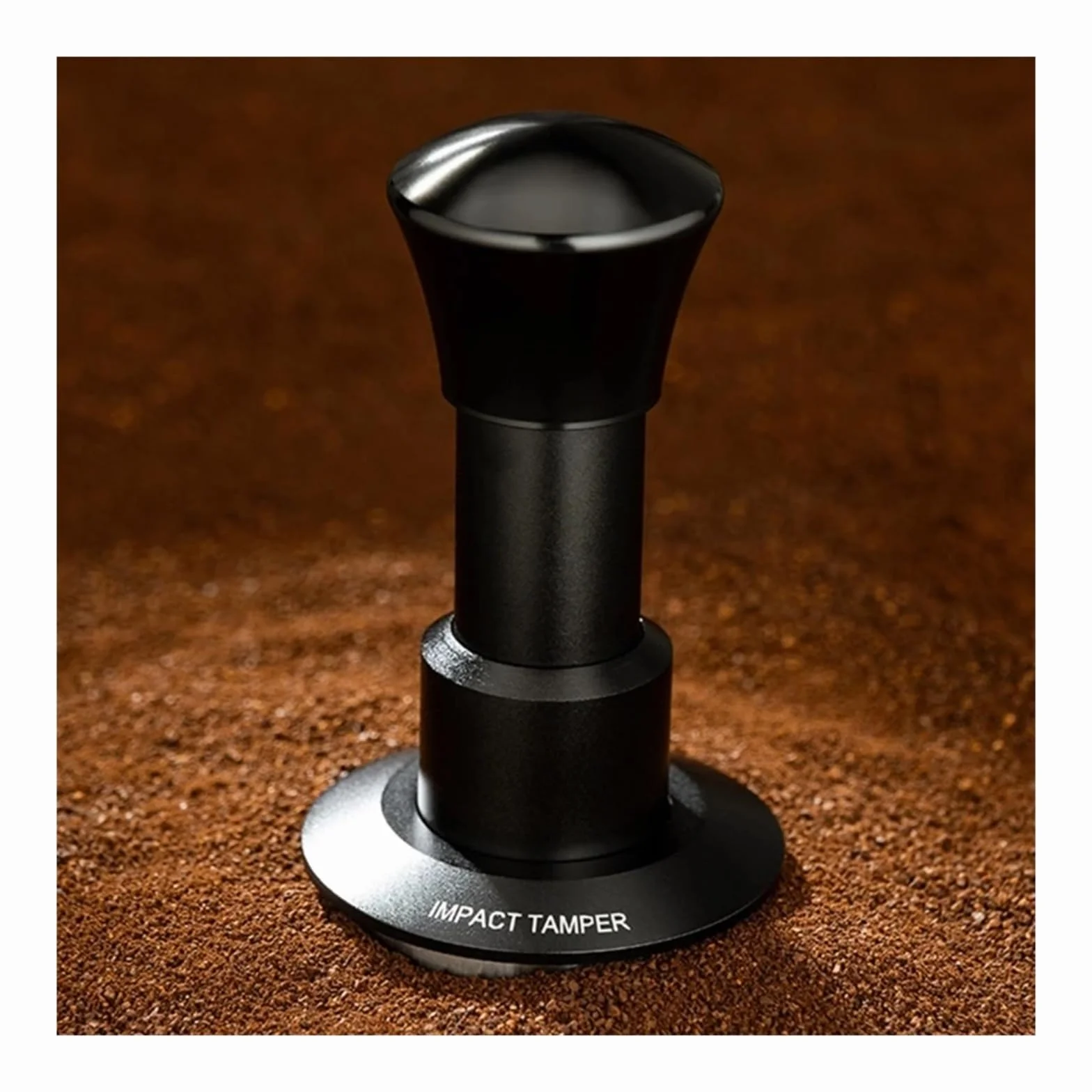 Młotek Do Kawy Mielonej Ze Stali Nierdzewnej O Jednolitym Nacisku, Praktyczny Młotek Do Kawy, Kompatybilny Z Włoskim Młotkiem Do Espresso O Wymiarach 5,1 X 11 Cm / 2,01 X 4,33 Cala(53mm)