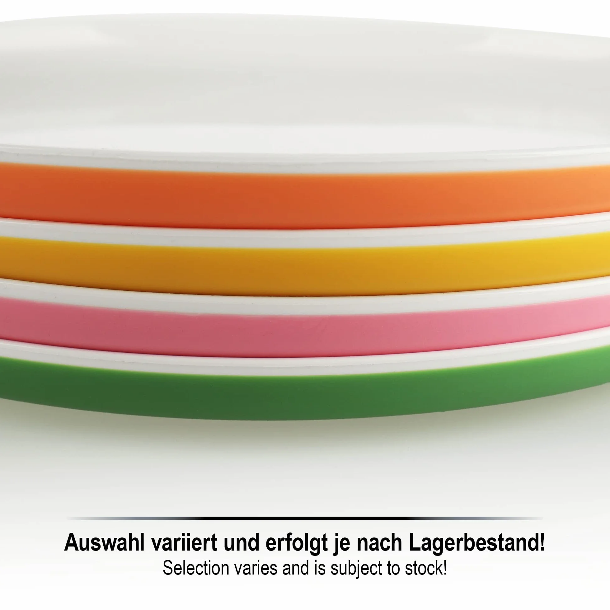 COM-FOUR® 4x plytki - plastikowe plytki w jasnych kolorach - wielofunkcyjne plytki wielokrotnego uzytku - niezniszczalne [wybór moze byc rózny] (4 sztuki - kolorowe)