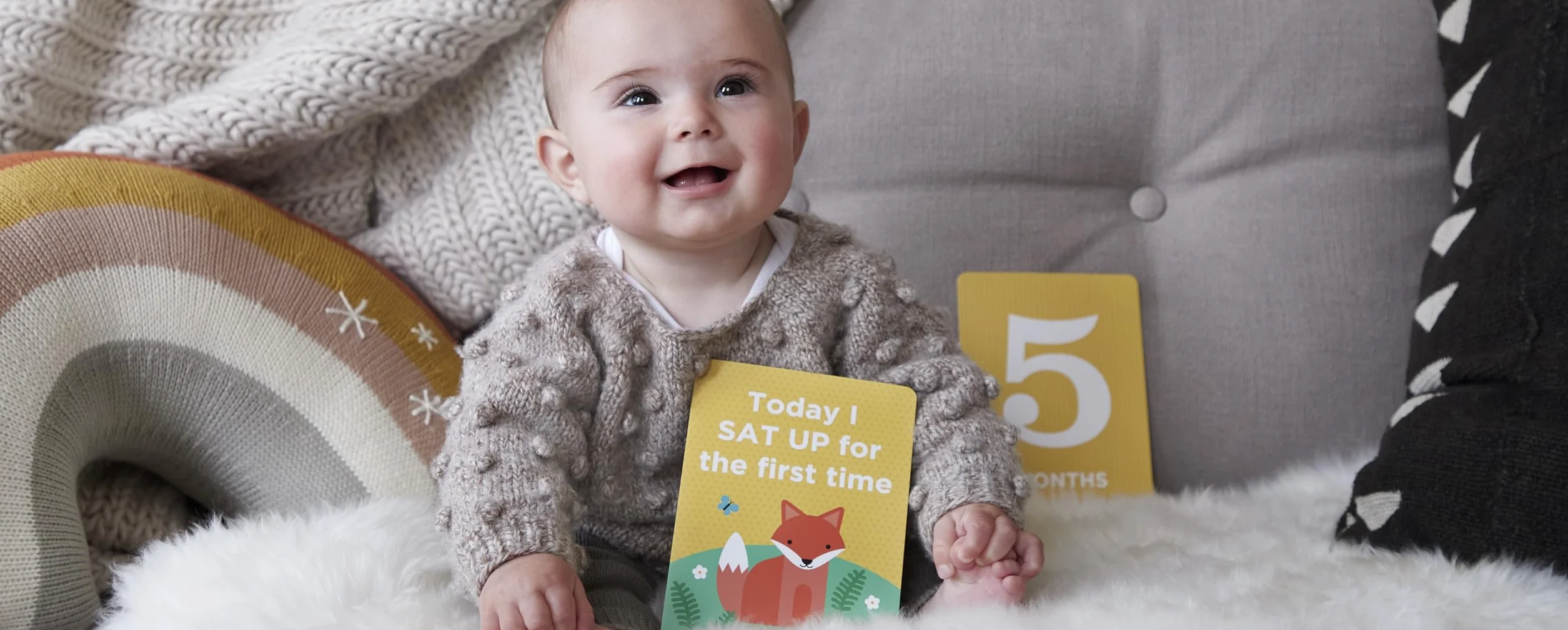Baby Keepsake Milestone Moment Cards