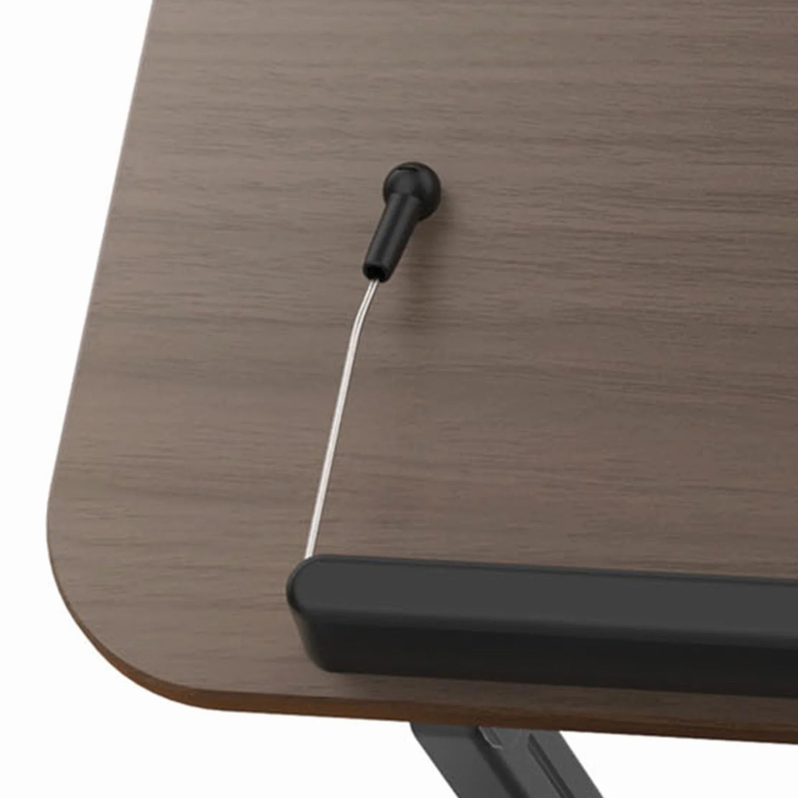 Generic Regulowany Stojak na Książki Materiał Premium Uchwyt na Przepisy Biurko w Kuchni Laptop do Czytania w Domu Biurowym 11,81 X 9,25 X 2,60 Cala (BLACK)