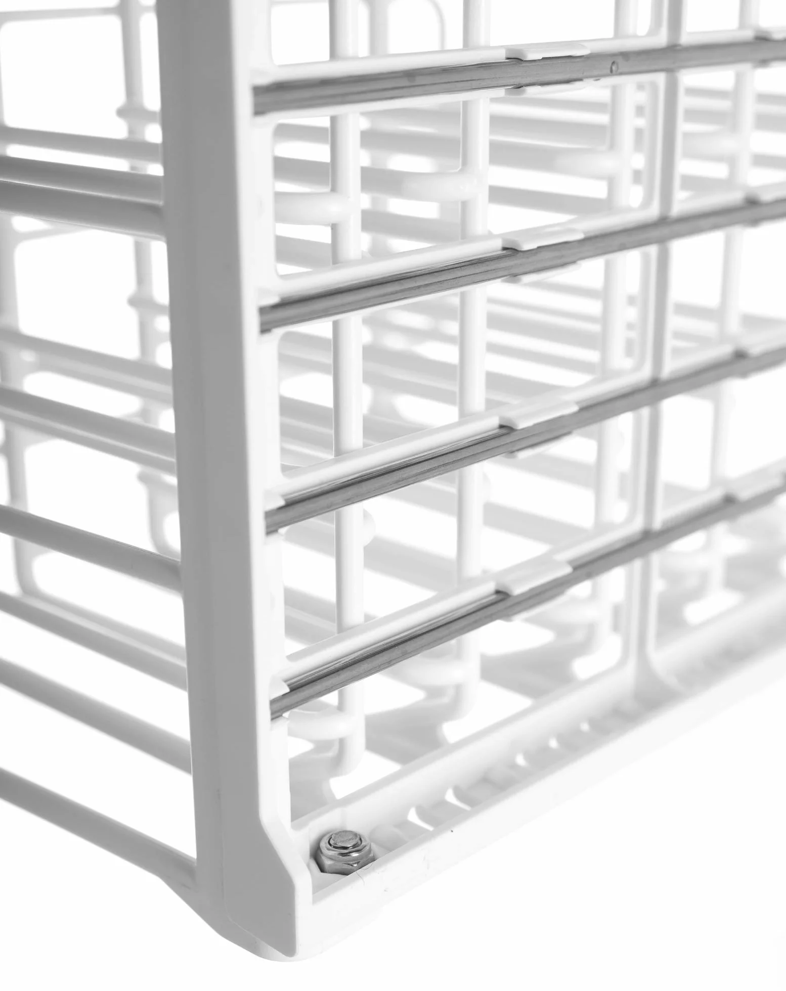 LIPAVI N10X Sous Vide Rack with Anti Float - Adjustable, Collapsible, Ensures even warming with Sous Vide Cooking - White Polycarbonate with 316L Stainless steel weights - Square L:7.8 W:6.4 H:6.6 inch - Fits LIPAVI C10 Container