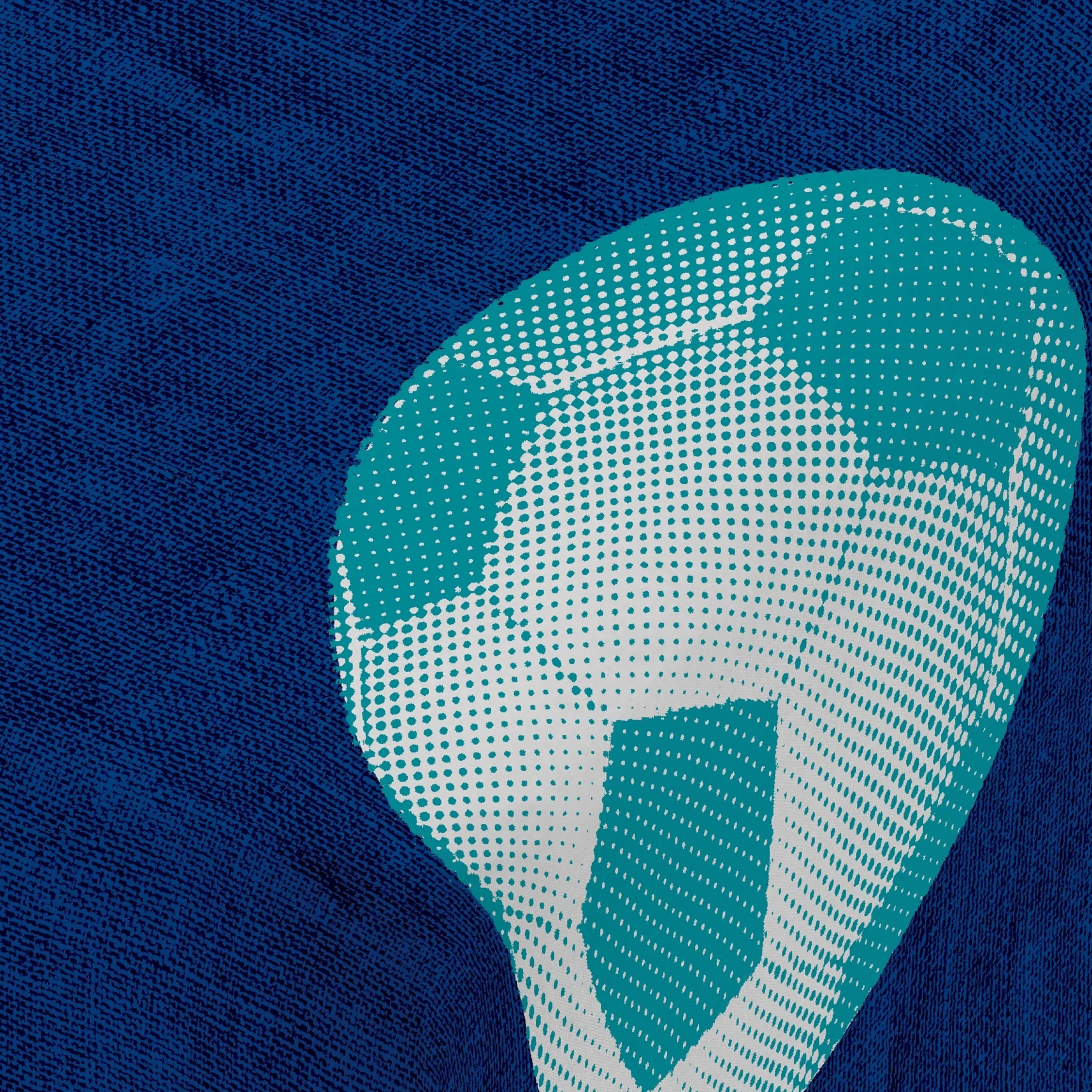 Prześcieradło z gumką Football Blue 140 x 200 cm