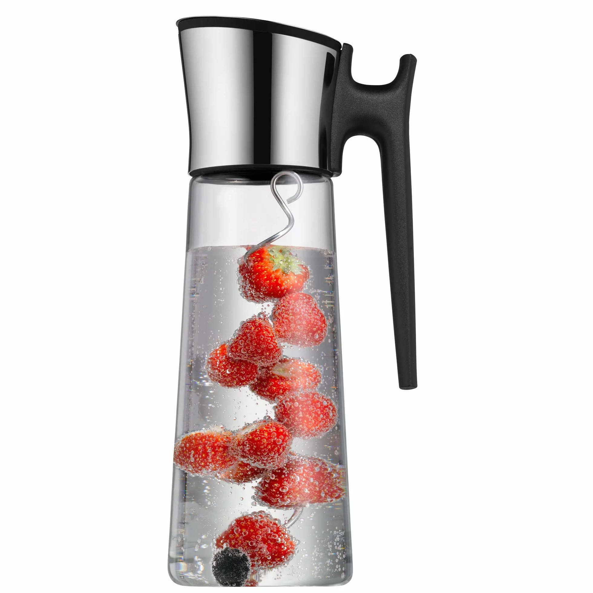 Wmf 618046040 Karafka na Wodę, Czarny/Srebrny, 1,5 l