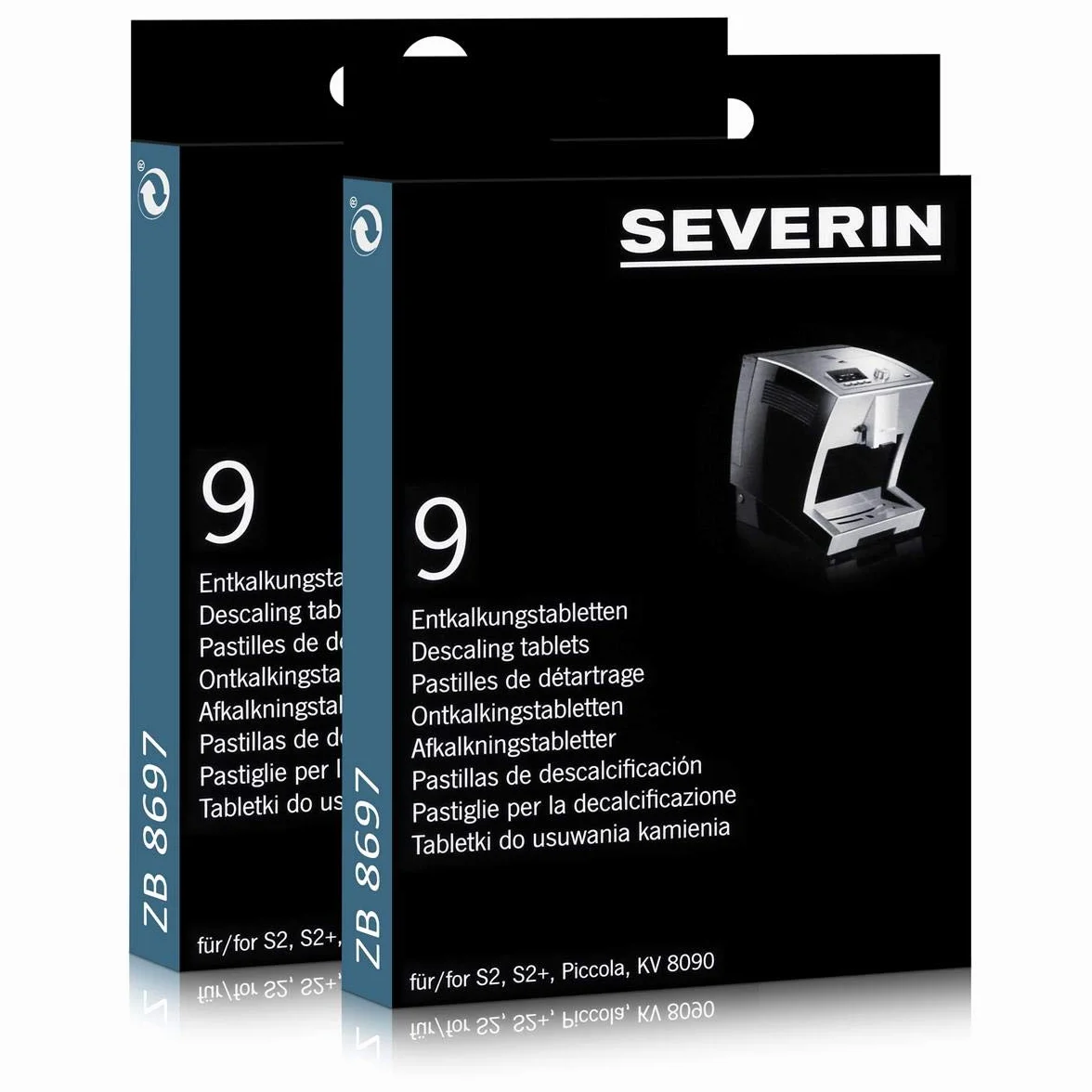 2x Severin tabletki odkamieniające 9 szt. do ekspresów do kawy ZB 8699