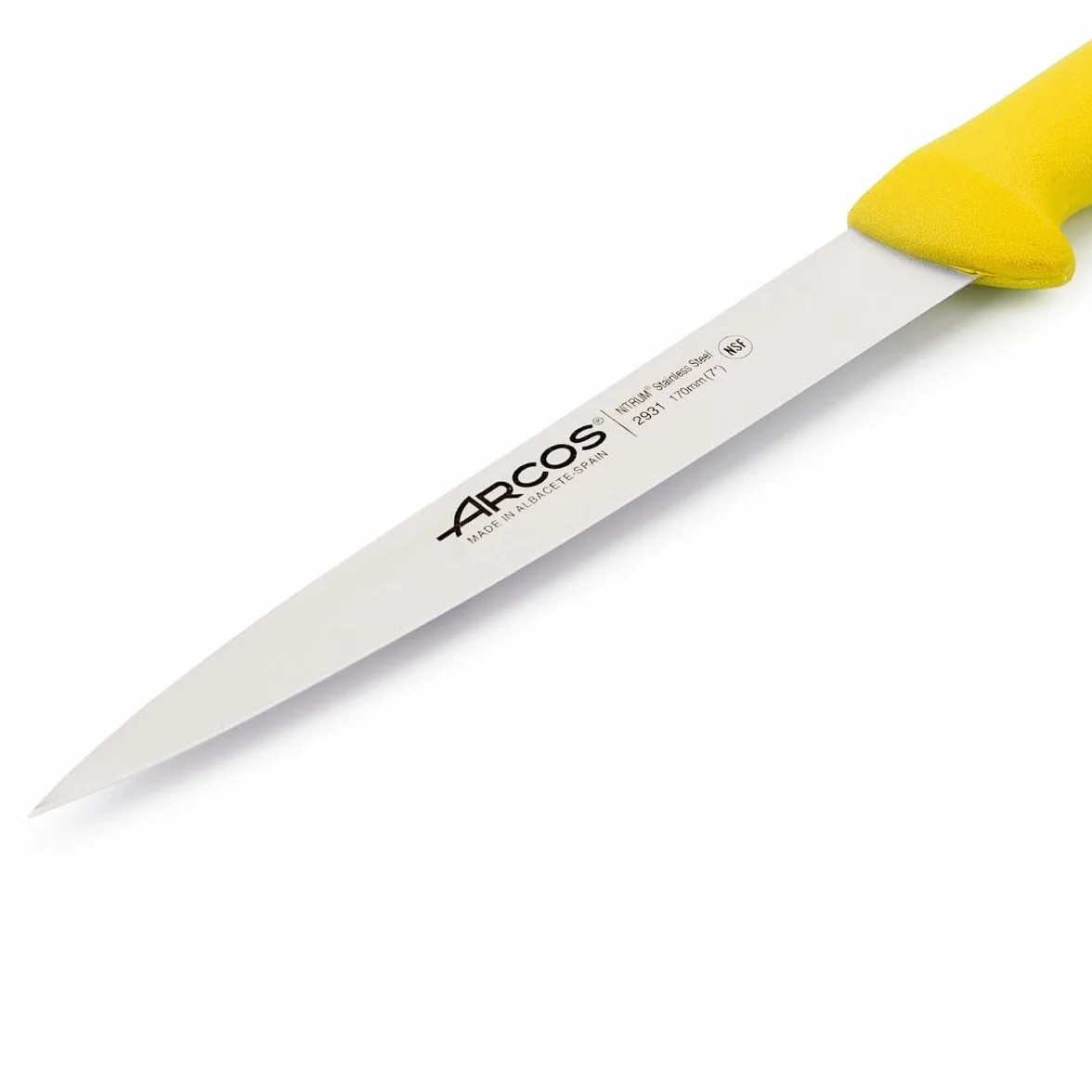 COLTELLO profesjonalna PESCE CM.17 GIALLO 293100
