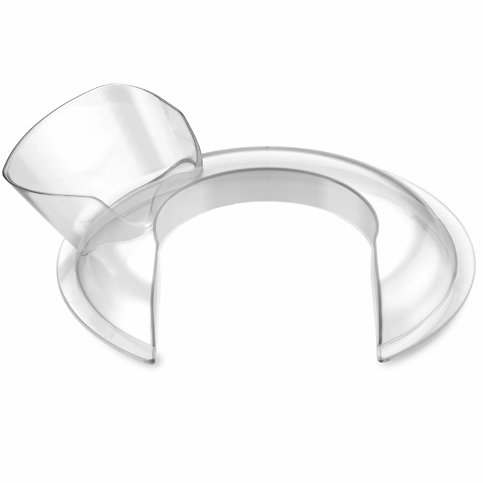 Osłona misy kompatybilna z KitchenAid 4,5–5 QT Tilt-Head – przezroczysta pokrywa przeciw pryskaniu,pasuje do mis ze stali nierdzewnej,bezpieczne dopasowanie,nadaje się do zmywarki