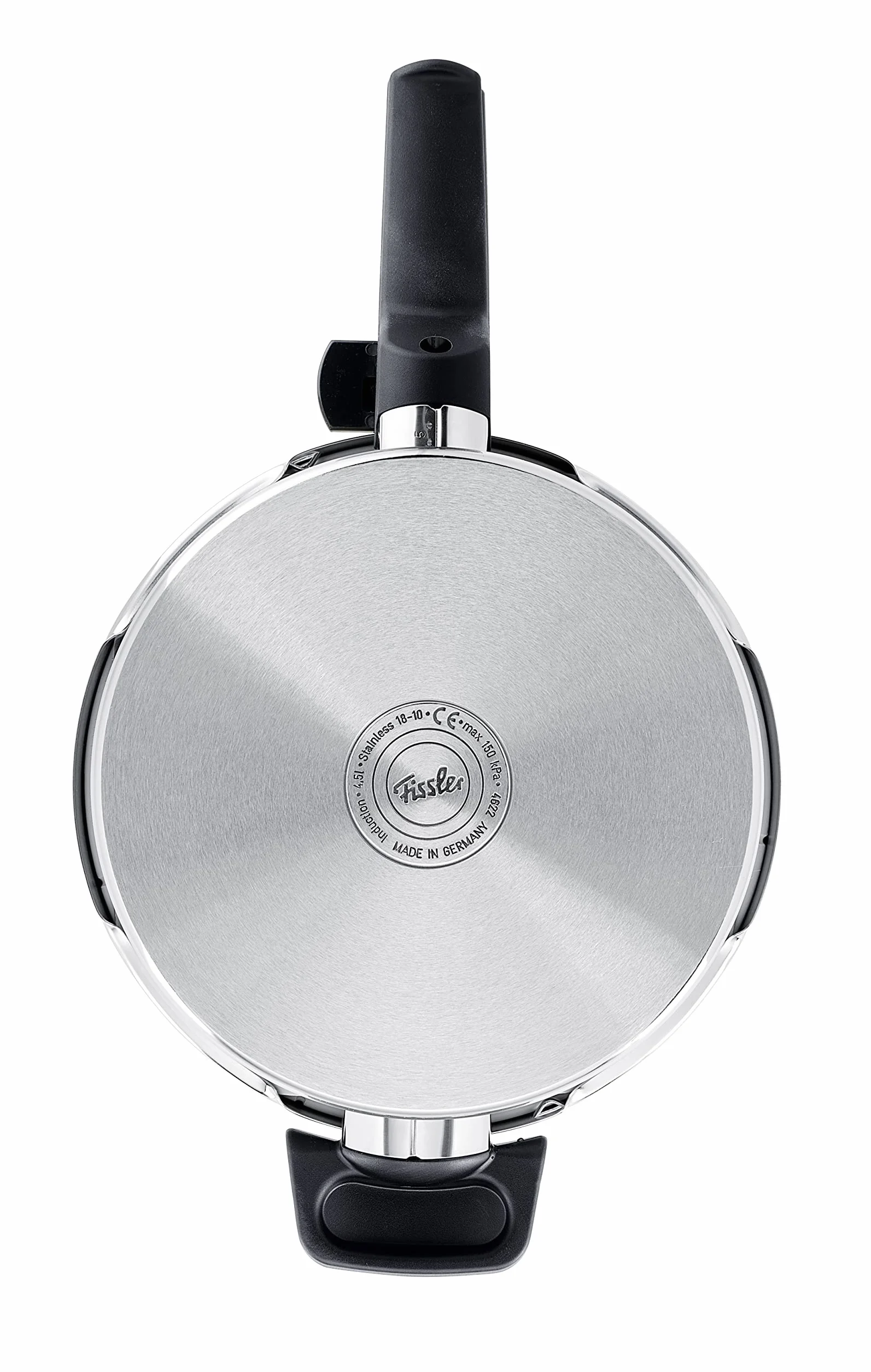 Fissler Vitaquick Premium szybkowar (10 l, Ø 26 cm) szybkowar ze stali nierdzewnej, 2 stopnie gotowania, Made in Germany – indukcyjny