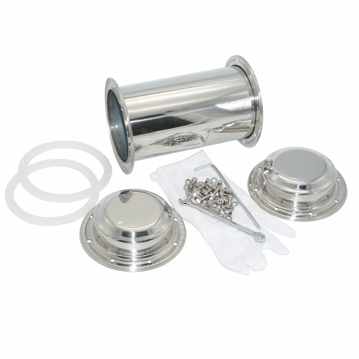 Time Capsule Box Bury Container - Wodoodporny, odporny na korozję, trwały pojemnik ze stali nierdzewnej do przyszłego ukończenia szkoły,16.3Inch