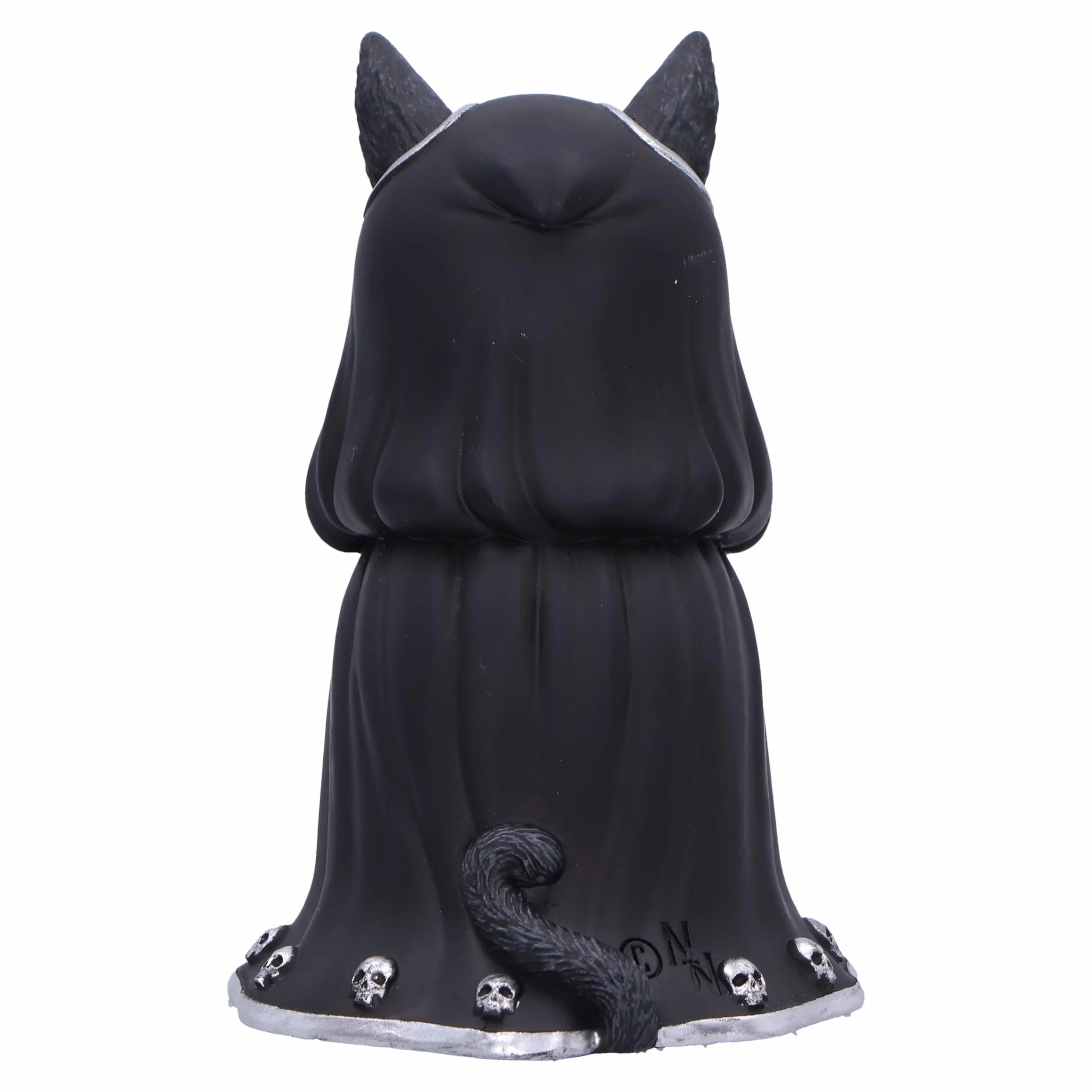 Nemesis Now Figurka Cult Cuties Zefur 10 cm, żywica, czarna, kolekcjonerska figurka Zefur Cult Cuties™, strasznie uroczy kot w płaszczu, straszny prezent dla kota, odlewana w najlepszej żywicy,