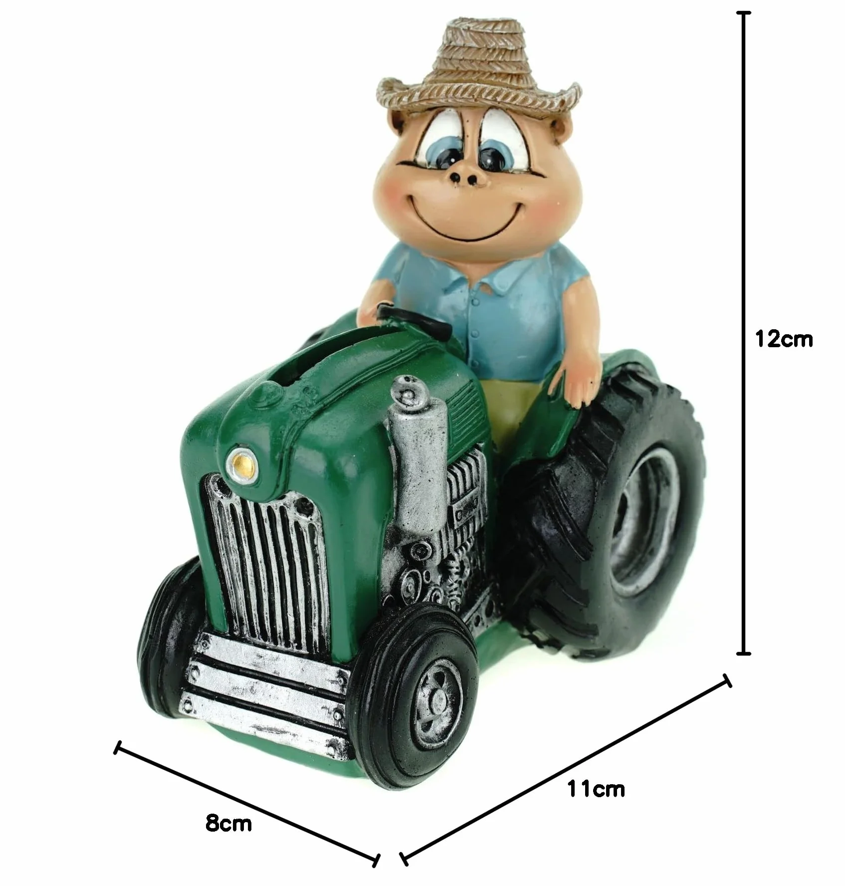 Udo Schmidt Skarbonka Rolnik na traktorze 15 cm Gospodarstwo rolne Träcker