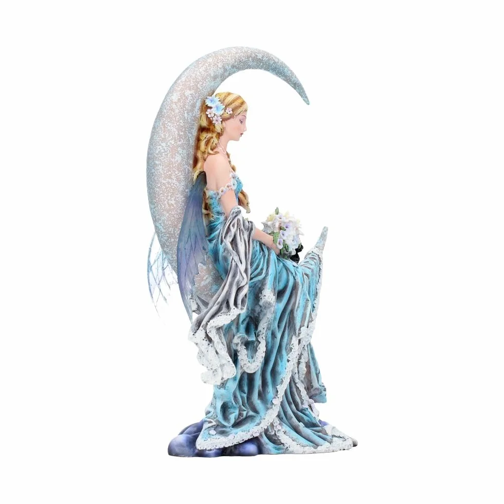 Nemesis Now Wiatr księżyc Nene figurka Tomka 24 cm niebieska