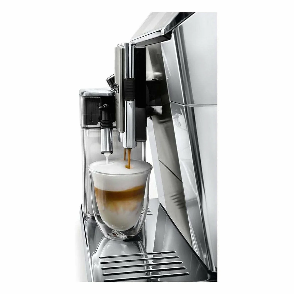 DeLonghi Primadonna Elite ECAM 650.55.MS w pełni automatyczny ekspres do kawy, 2 l, wolnostojący, zintegrowany młynek, 1450 W, czarny, stal nierdzewna
