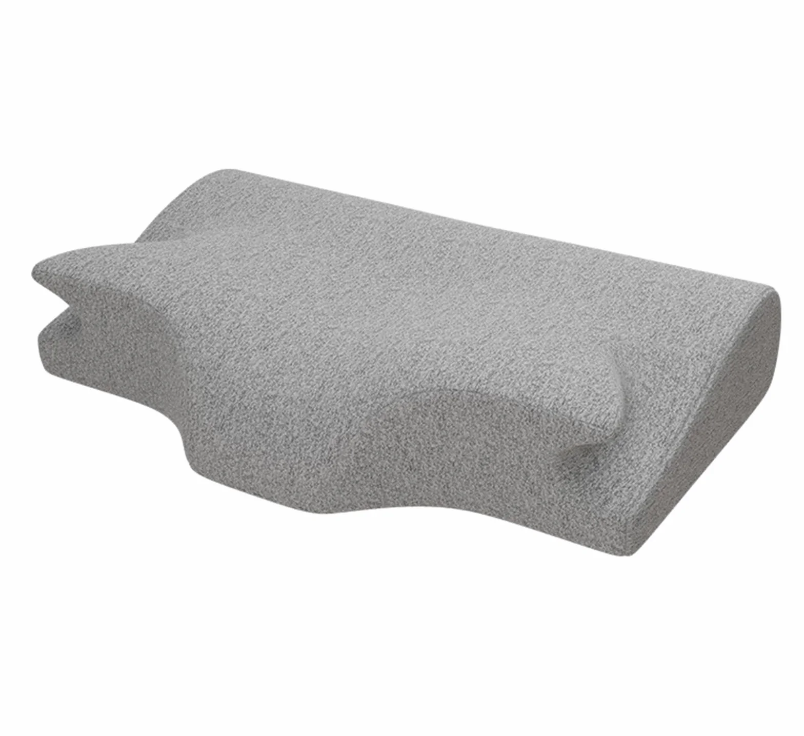 Podwyższona I Pogrubiona Poduszka Pod Szyję Dla Osób Otyłych,Ergonomiczna Poduszka Na Ból Szyi,Poduszka Konturowa Mocna Poduszka Pod Szyję Z Poszewką Z Lodowego Jedwabiu,A-60 * 42 * 20cm