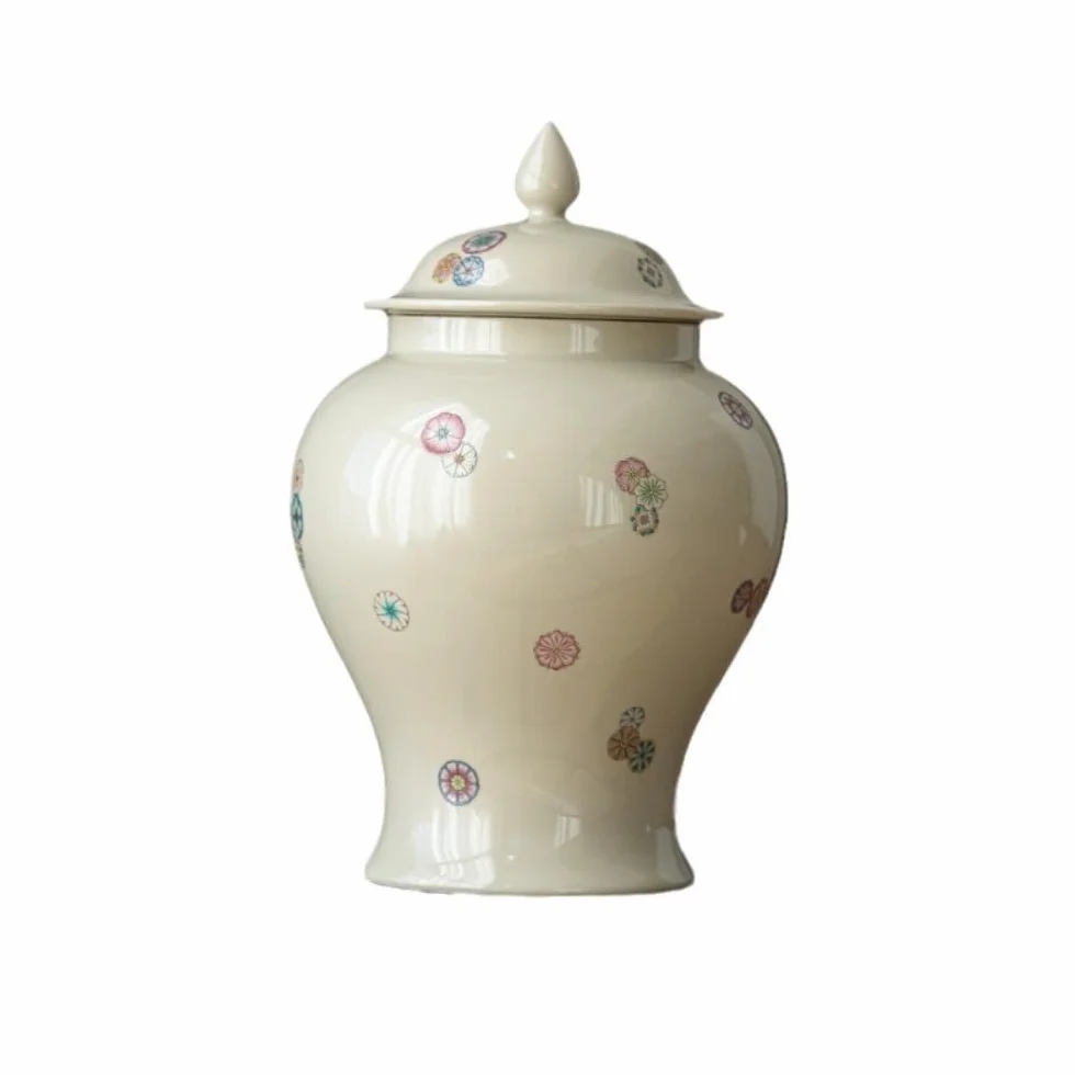 CMBSSTFC Pojemnik na herbatę Ceramiczny pojemnik do przechowywania luzem herbaty Słoik Duży, szczelnie zamknię słoik Słoik do przechowywania herbaty o dużej pojemności Zestaw herbaciany Pojedynczy