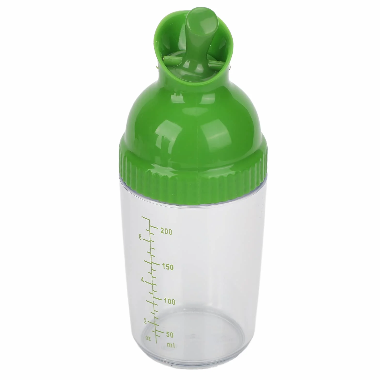 Shaker do Sosów do Sałatek, 200 Ml Szczelna, Szczelna Butelka z Dressingiem do Sałatki z Sosem Sojowym(Zielony)