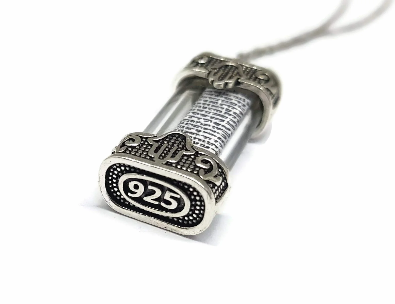 MYSTIC JEWELS by Dalia – Mesusa z łańcuchem linowym, srebro wysokiej próby 925