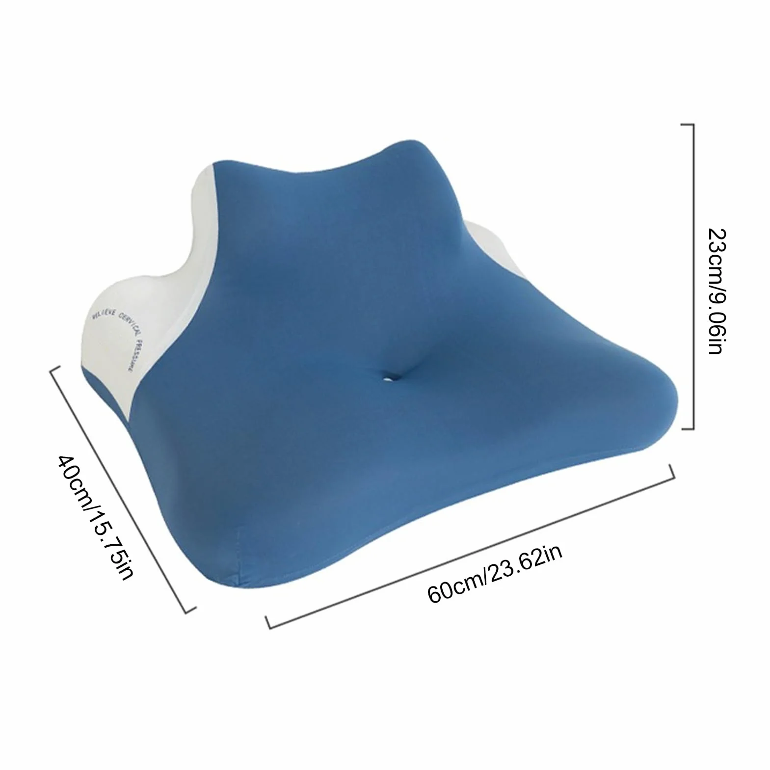 Poduszka Do Spania Na Brzuchu Oddychający Klin Lędźwiowy Twarzą W Dół | Poduszka ergonomiczna z pianki memory podpierająca plecy Klin pod szyję, ramiona, lędźwie do czytania i spania na