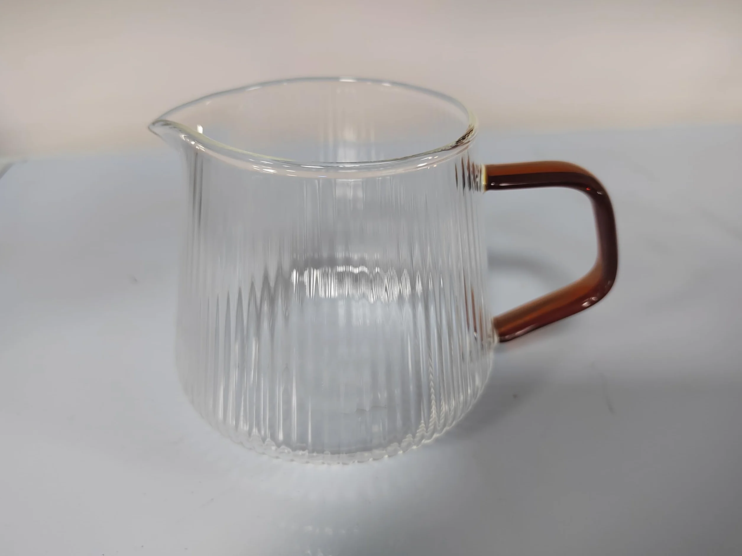 Serwer do kawy z przezroczystego szkła, 600 ml, karafka do nalewania herbaty i kawy