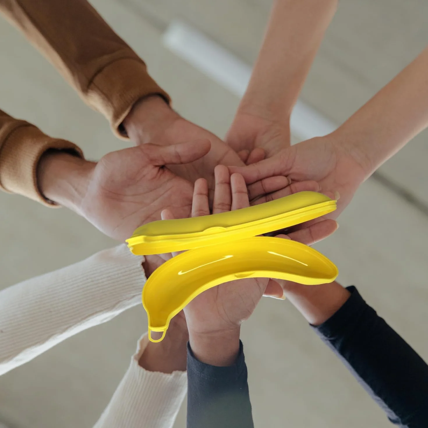 Osłona bananów, wielokrotnego użytku, outdoorowa torba podróżna, ochrona banana, gadżety kuchenne... pojemnik do przechowywania bez BPA, pudełko do przechowywania na piknik, kemping, zachowaj