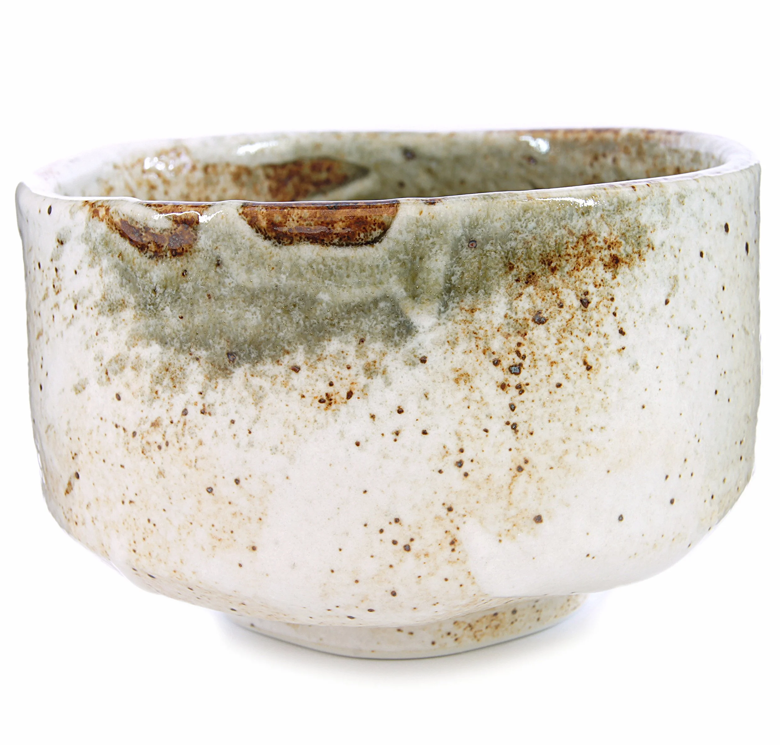 Japanese Handcrafted Matcha Tea Miska Beżowa, Matcha Tea Cup Ceremony, Autentyczna garncarstwo, Yuki Shino Chawan