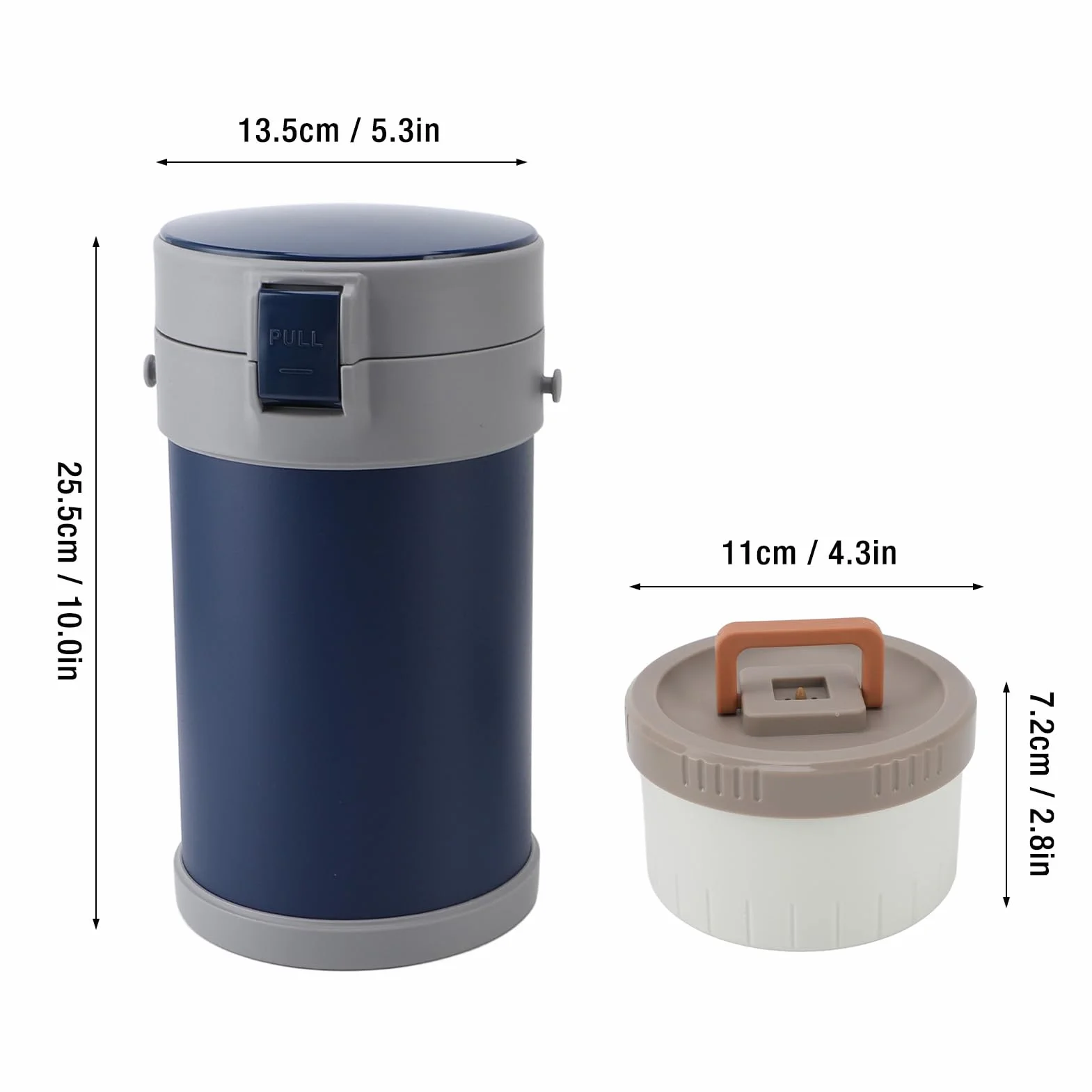 Bento Lunch, Snack Box, Lunch Box, 2.3L Izolowana Butelka Lunchowa Szerokość Ustnika Pojemnik Na Gorące Jedzenie 3-poziomowy Izolowany Lunch Box Ze Stali Nierdzewnej z Paskiem Na Ramię Do Szkoły Pikni