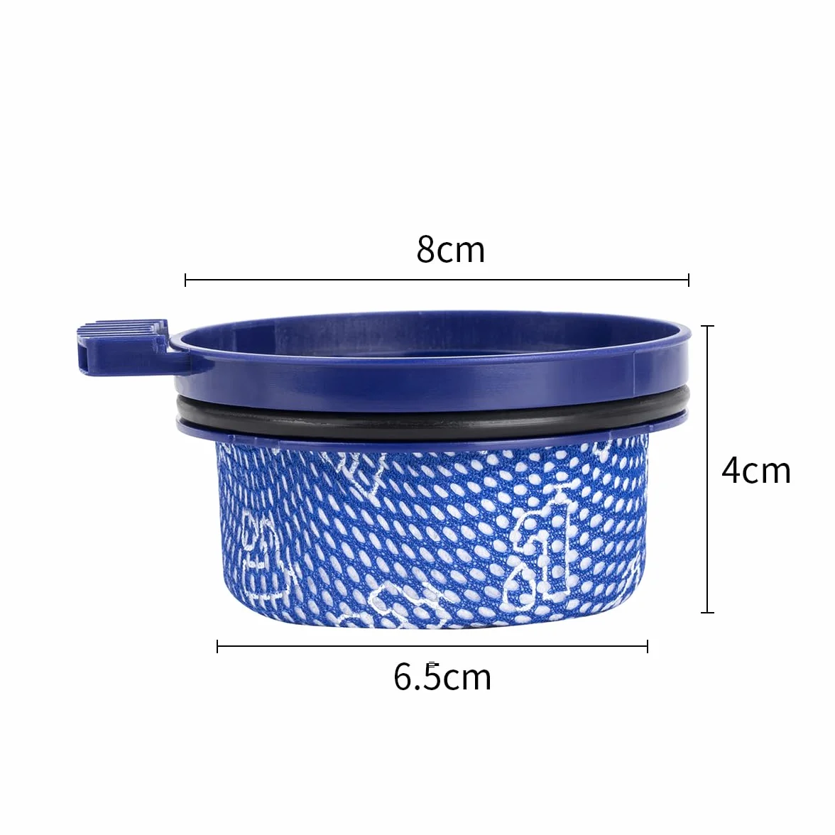 YanBan 4 sztuki zamiennych filtrów HEPA, kompatybilne z odkurzaczami Samsung Bespoke Jet VS20A958FWN, VS20A95923B/AA - części zamienne do odkurzaczy sztyftowych
