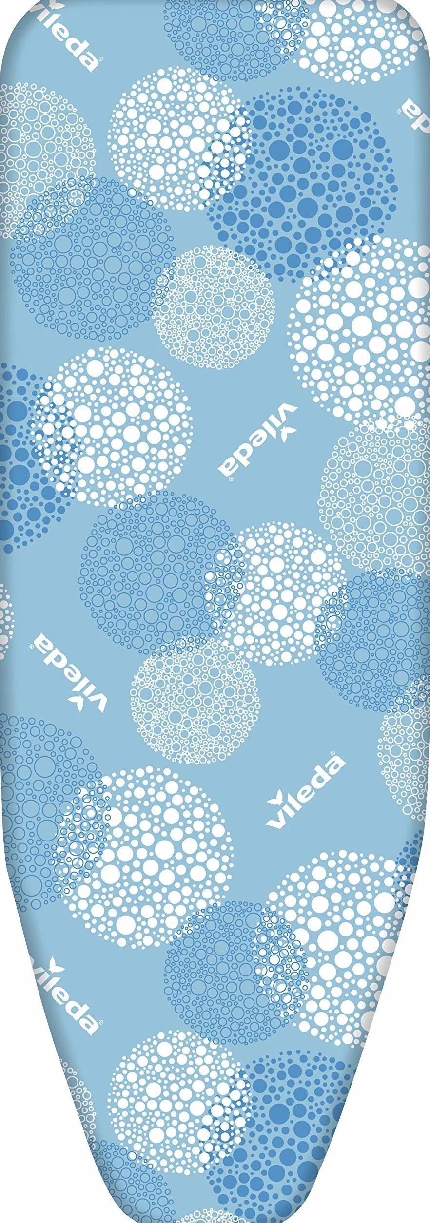 Vileda Viva Express Perfect Fit Elastic pokrowiec na deskę do prasowania, optymalne dopasowanie dzięki systemowi napinania, kolor niebieski