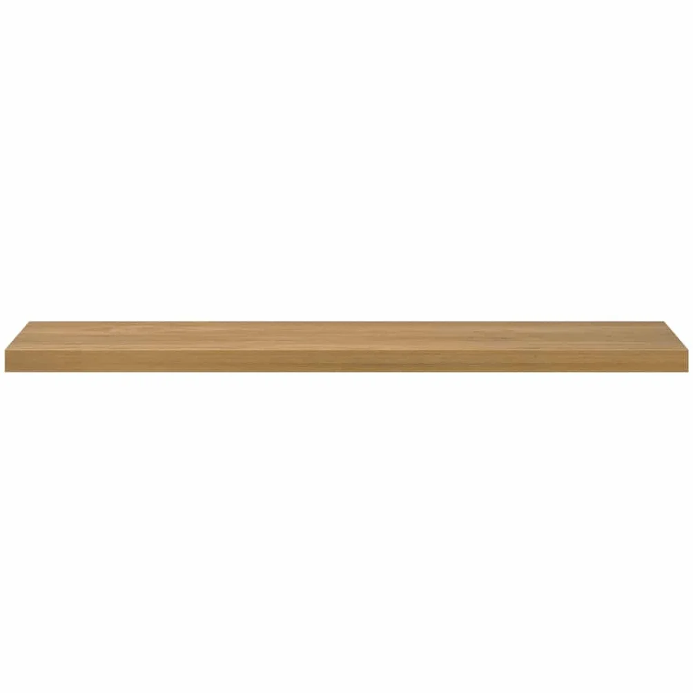 Regał ścienny, montowany na ścianie, brązowy, 120 x 23,5 x 4 cm, materiał drewnopochodny, wiszący regał do salonu, sypialni, kuchni, łazienki